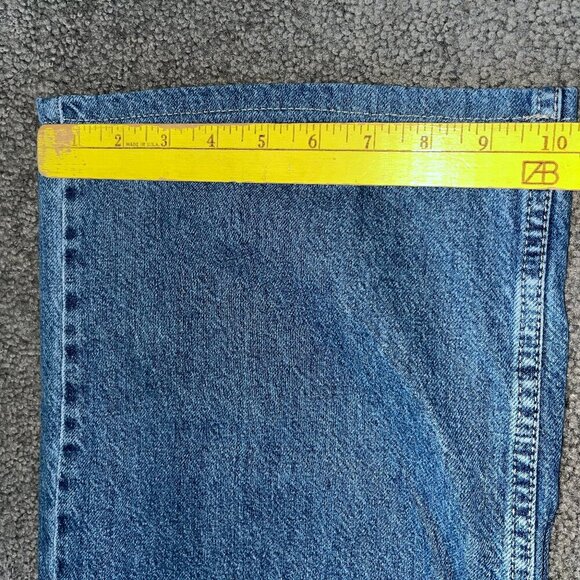 VOVK DENIM BLUE JEANS- FROM UKRAINE  HIGH WAIST  WIDE LEG - SIZE MEDIUM W28XL28 - Picture 13 of 13